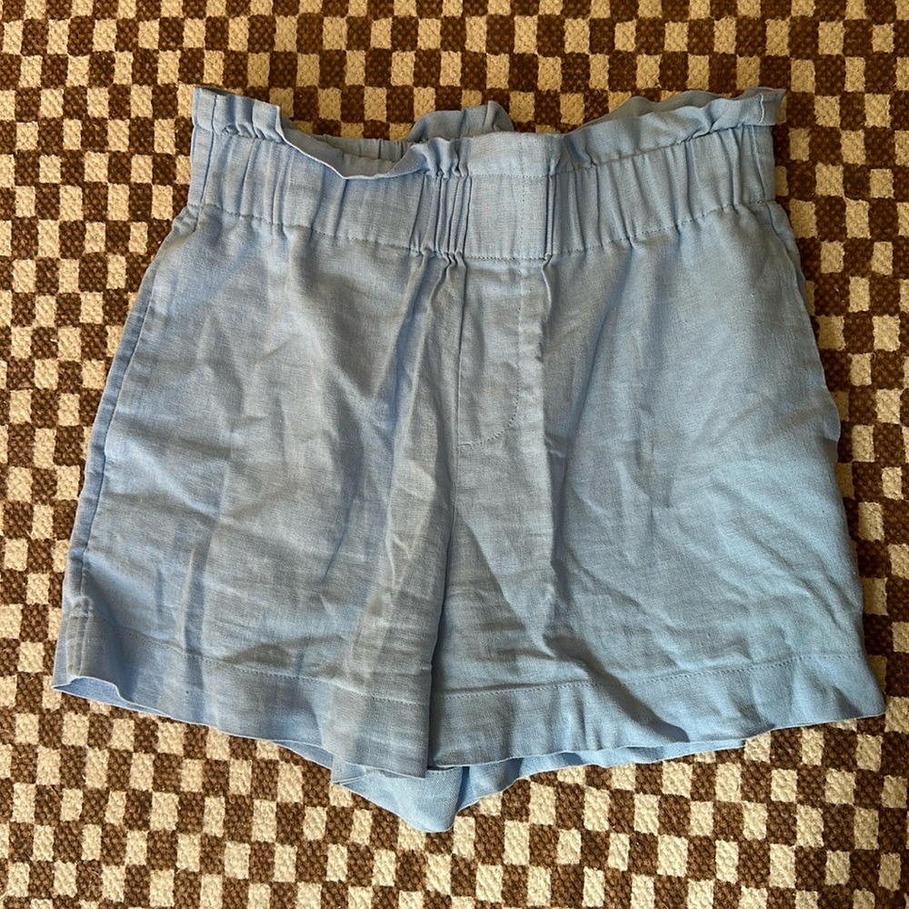 A New Day paperbag linen shorts